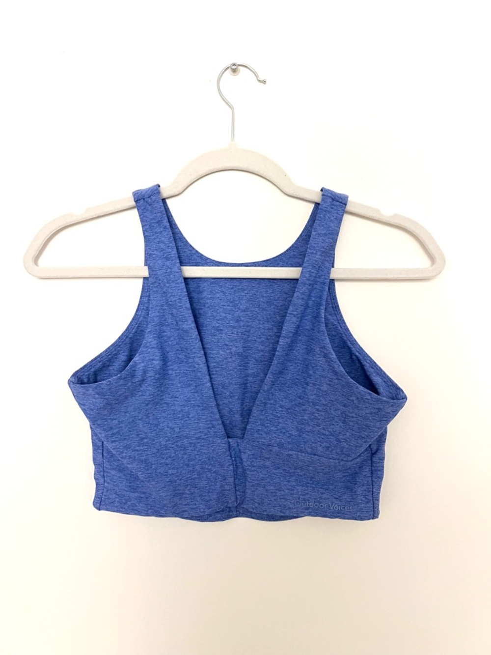 Outdoor Voices Venus Top in Midnight, Venus Sports Bra Blue Heather, S - Picture 4 of 9